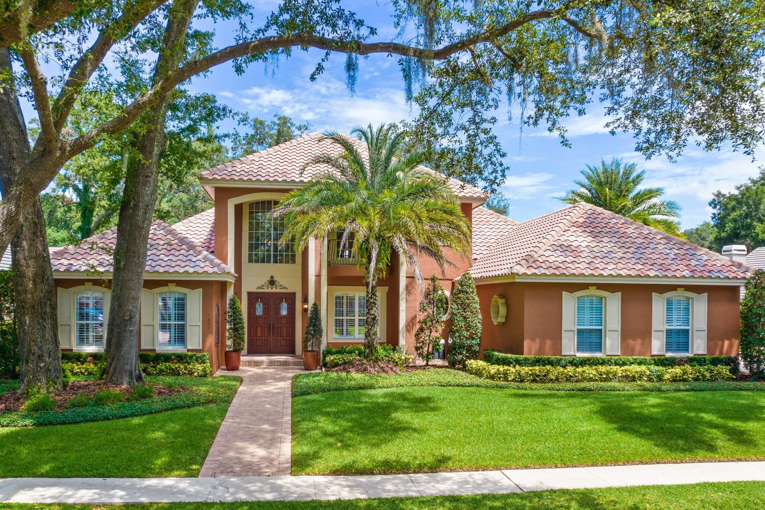 Florida home with new roof installed